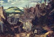 Cornelis van Dalem, Landschaft mit Hirten